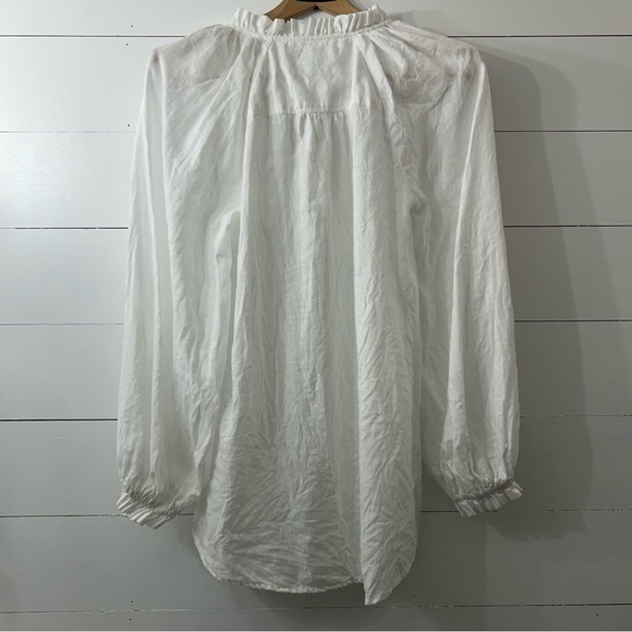 Anthropologie The Audie Linen Puff-Sleeve Blouse - Picture 11 of 16